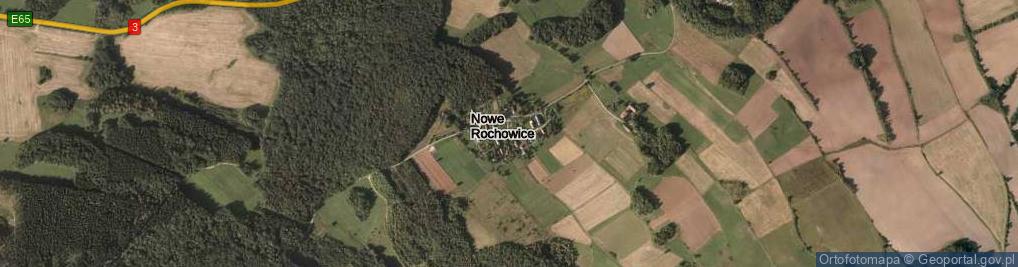 Zdjęcie satelitarne Nowe Rochowice ul.